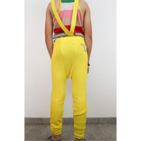 LIGNE NOIRE ENFANTS_ RELAX LEGGING (Yellow/Grey Melange) / 4years