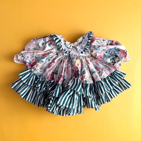 flower tops&pants outfit