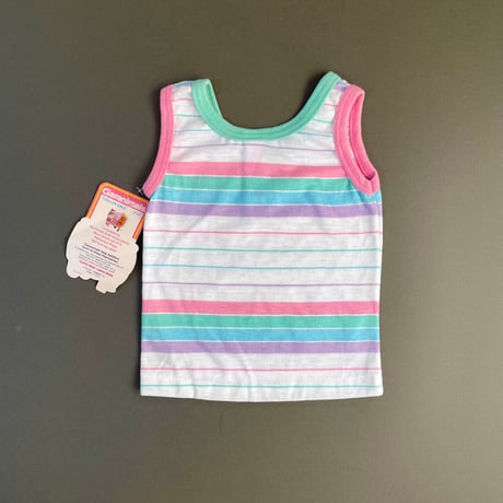 70s stripe tank top (dead stock) / 3years