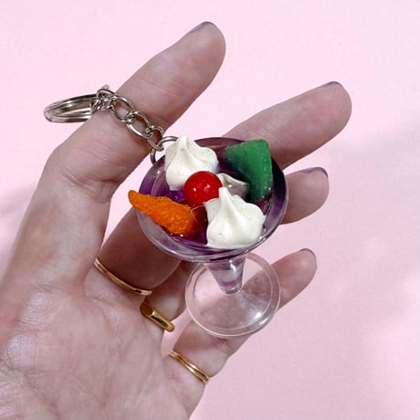 pink key chain