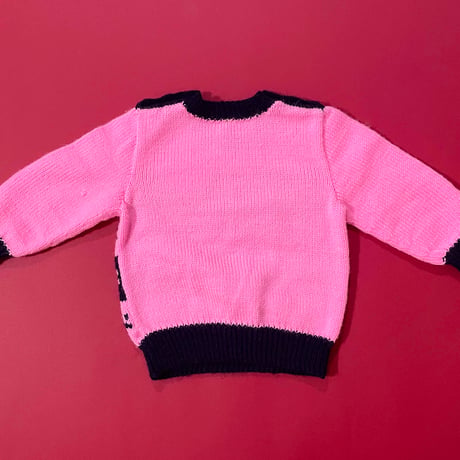 70s knitting tops&pants outfit