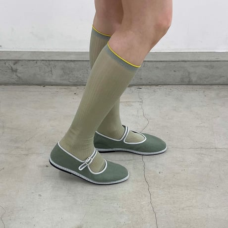 2e CHESTS×MARCOMONDE_LADYS socks (L.Green)