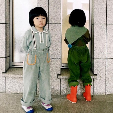 RKO_Triangle Scarf (ORANGE) / 1-6years