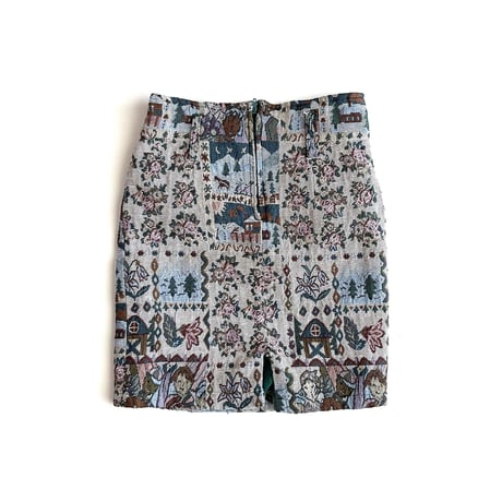jacquard vest&skirt set / 8years