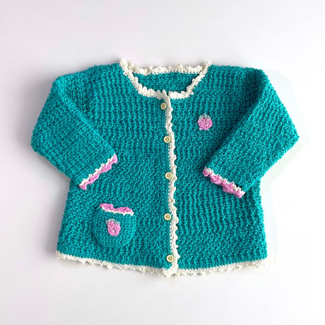 crochet cadigan (dead stock)