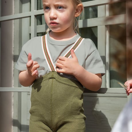 SILLY Silas Shorty Tights Collection_Olive Striped