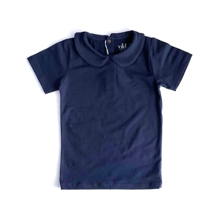 Vild-House of Little_COLLARED SHIRT (EMERALD GREEN/NAVY BLUE) / 3-4,5-6years