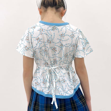 flower textile T-shirts / 10years