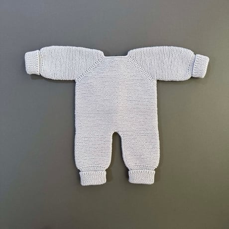 RKO_Cherry Romper (BEIGE/GREY) / 3-6,6-12months
