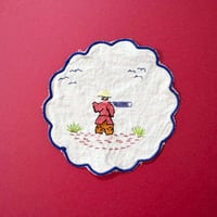 embroidery coaster