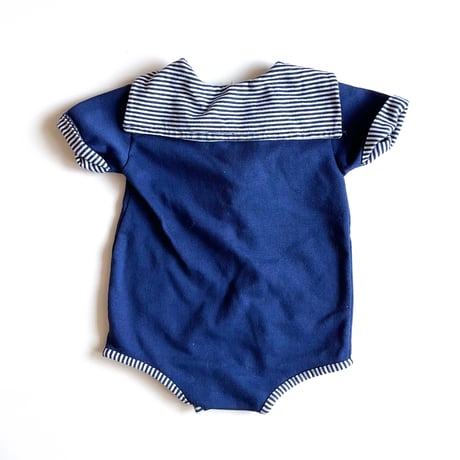 embroidery sailor romper