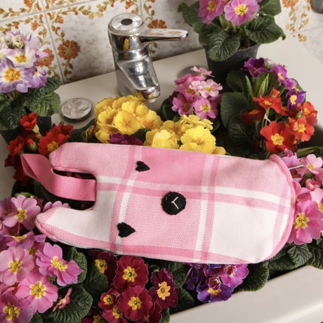 LIGNE NOIRE E. _ RABBIT BAG (PINK)