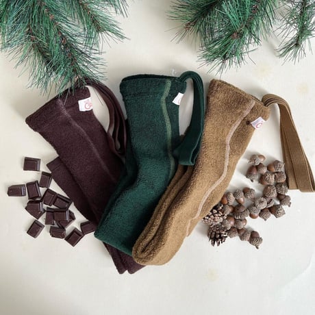 SILLY Silas Teddy Warmy Footless Collection_Acorn Brown