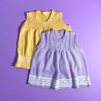 knitting dress (llavender)