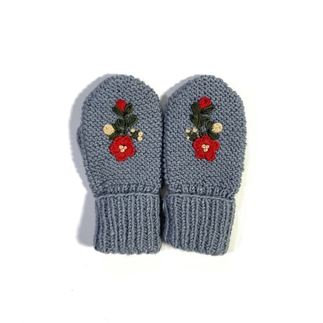 RKO_Mittens (GREY/GREEN/RED) / 1-2,3-4,5-6years