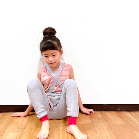 LIGNE NOIRE ENFANTS_ RELAX LEGGING (Yellow/Grey Melange) / 4years
