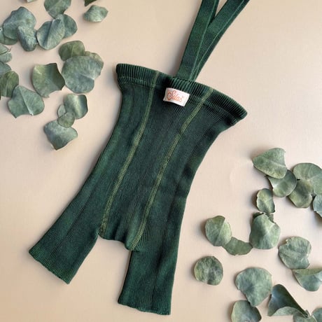 SILLY Silas Shorty Tights Collection_Dark Forest Green
