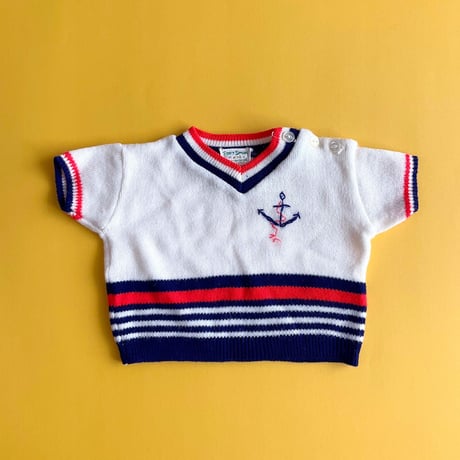 sailor knitting tops / 0-3months