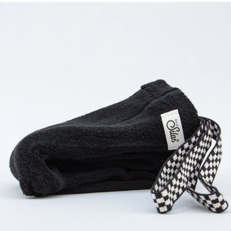 SILLY Silas Teddy Warmy Footless Collection_Classic Black Checked