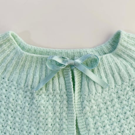 knitting cardigan&hat&booties set