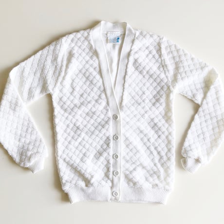 white cardigan / 9-10y