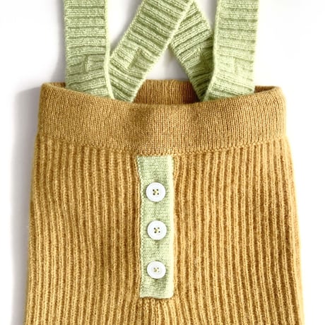 LIGNE NOIRE ENFANTS_ LEGGING (Gold Beige/Water) / 1,2years