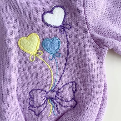 lavender foodie tops&pants outfit / 6-9month