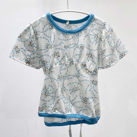 flower textile T-shirts / 10years
