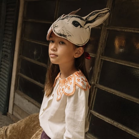 BALC_Blouse (WHITE&ORANGE) / 4years