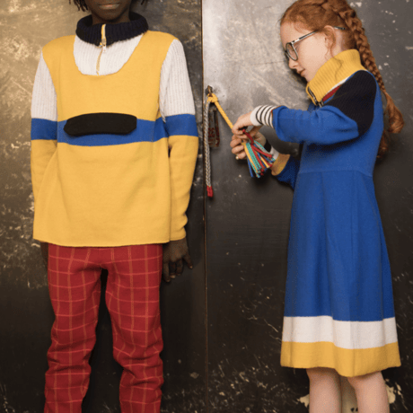 LIGNE NOIRE E._LITTLE DRESS ZIP(SHOCK BLUE) / 4years