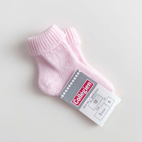 70s pink socks (dead stock) / 3months