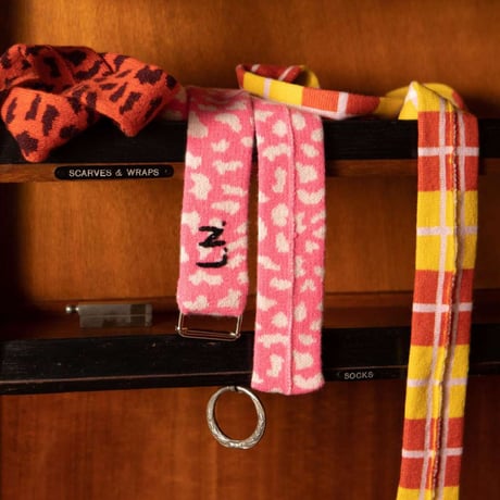 LIGNE NOIRE E._BELT (SHOCK PINK,TARTAN ORANGE,LEOPARD ORANGE)