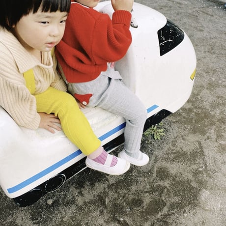 LIGNE NOIRE ENFANTS_ RELAX LEGGING (Yellow/Grey Melange) / 4years