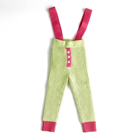 LIGNE NOIRE ENFANTS_ LEGGING (Gold Beige/Water) / 1,2years