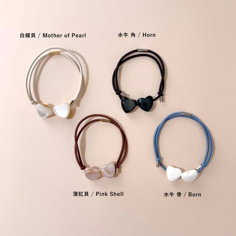 sumie_Heart Button Bracelet ♡♡