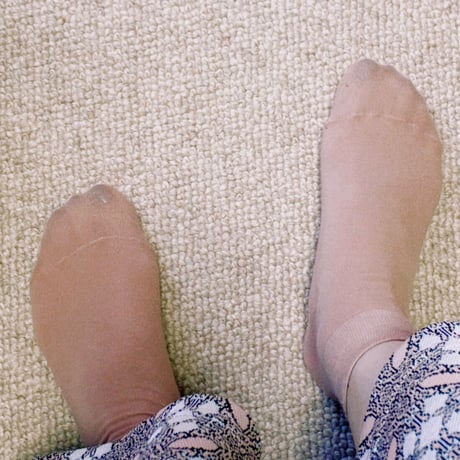 2e CHESTS×MARCOMONDE_BASIC SHORT socks (Green,Pink,L.Beige,White)