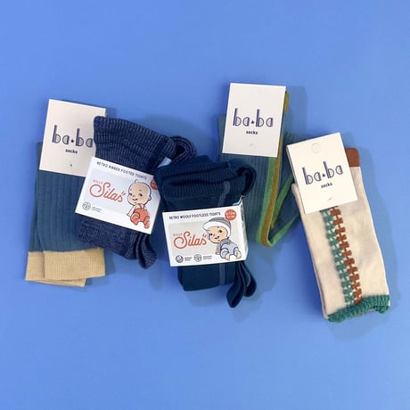 Ba*Ba kidswear_Kneesocks (LINES) / 11~13,13.5~15.5cm