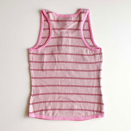LIGNE NOIRE ENFANTS_ TANK TOP STRIPES (Vintage Pink/Multi) / 6years