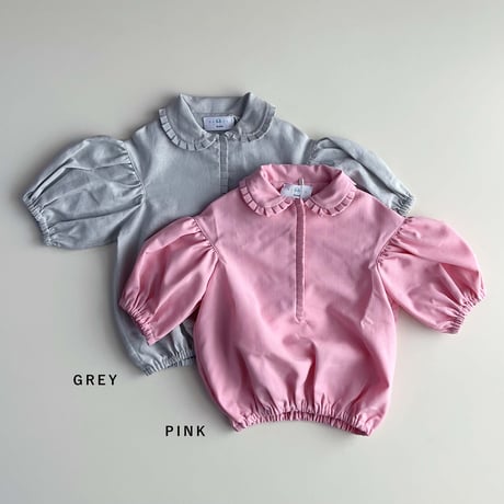 Eshvikids_LINEN SET (GREY/PINK) / 18-24months,3,4years