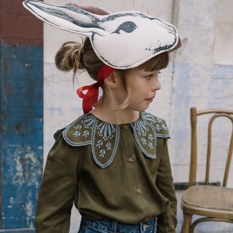 BALC_Blouse (WHITE&ORANGE) / 4years