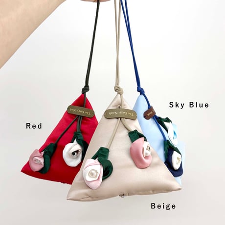 The Cozy Nook_Flower Coin Bag (Sky Blue)