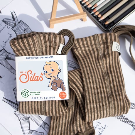 SILLY Silas_Seaweed Brown × Peanut Striped