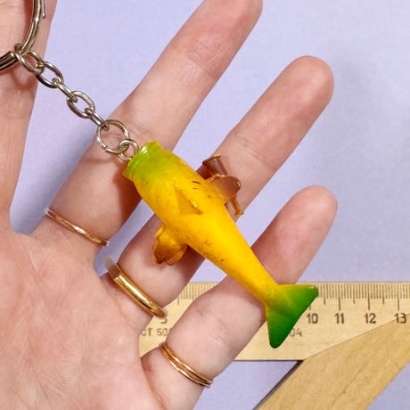yellow key chain
