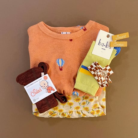 Ba*Ba kidswear_Medium Socks (PINK,YELLOW) / 11~13,13.5~15.5,16~18,19~21,22.5~24cm