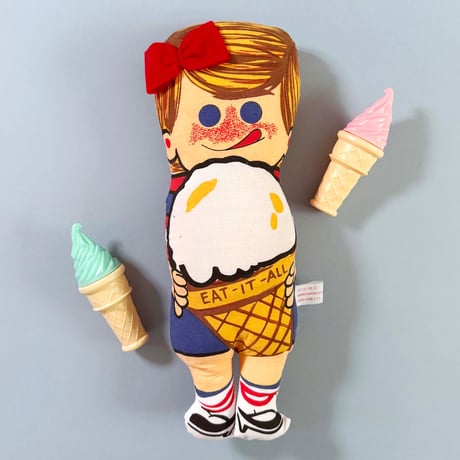 vintage plastic toy_ice cream (mint.pink)