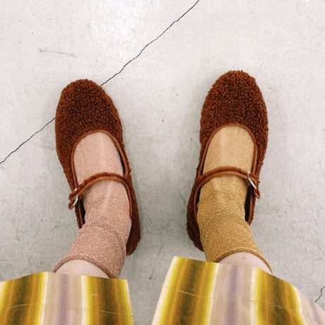 2e CHESTS×MARCOMONDE_GLITTER SHEER LADYS socks (Gold,L.Blue,Coral,White)