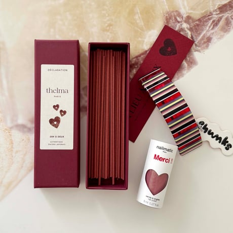 Thelma Paris_Incense boxes (DÉCLARATION,INTUITION,HARMONIE,WINTER EARTH,CONTEMPLATION)