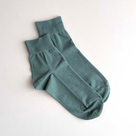 2e CHESTS×MARCOMONDE_STONE SHORT socks (Green,Pink,White)