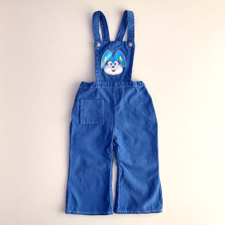 70s rabbit overalls (RED/BLUE) / 2-3years
