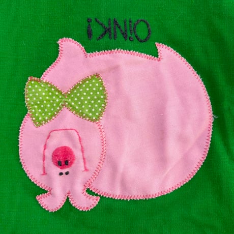 70s pig tops&pants outfit / 3years